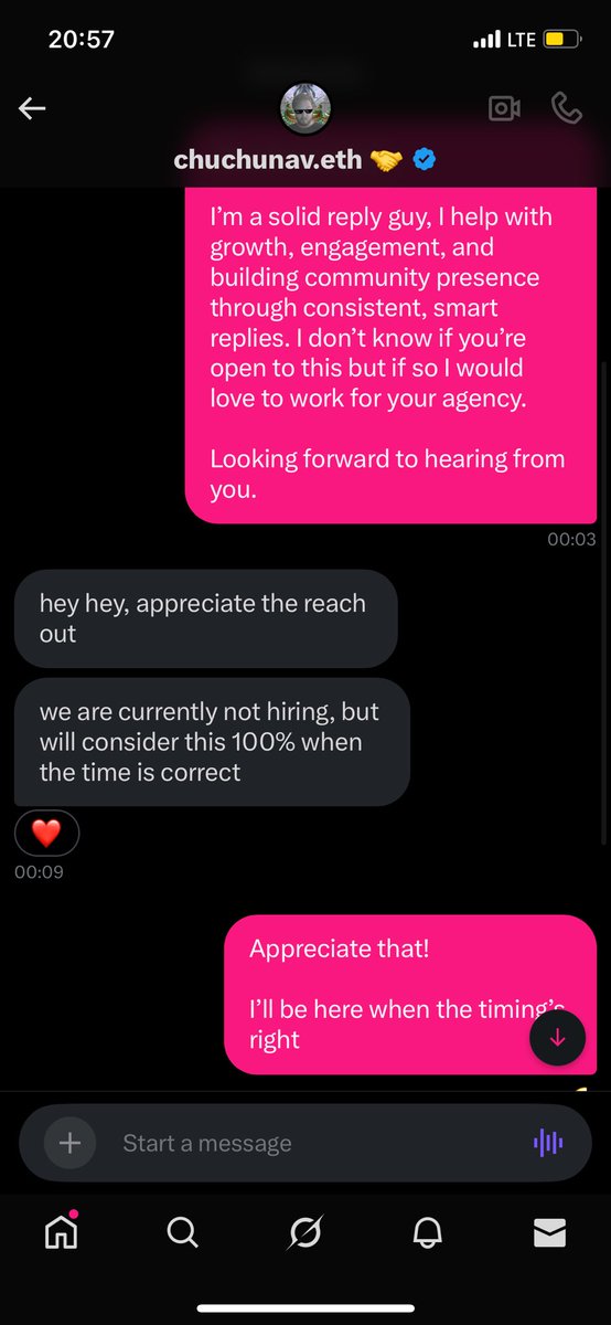 People often forget to reply to small accounts applying for jobs. Most of them anxiously wait for a reply.

A simple "thanks, we'll review it", or "sorry, we aren't hiring now", or "hey thanks, I checked you out but you aren't a good fit" would go a long way. 

Leaving them
