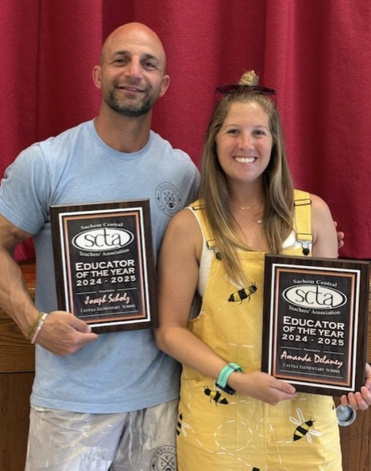 FACULTY SPOTLIGHT: Huge congratulations to Cayuga physical education teacher Amanda Delaney, who has been selected to receive the 2025 Elementary Physical Education Amazing People Award!