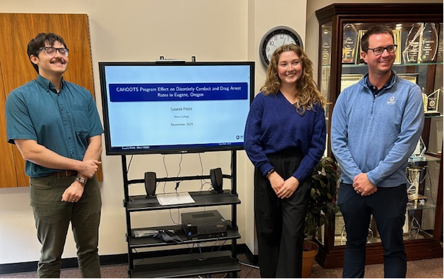 BerryEconRocks's tweet photo. Congratulations to senior Susie Peters for successfully defending her honors thesis under the direction of Profs Marsella and Meehan. https://t.co/XrDYGv6Q7t