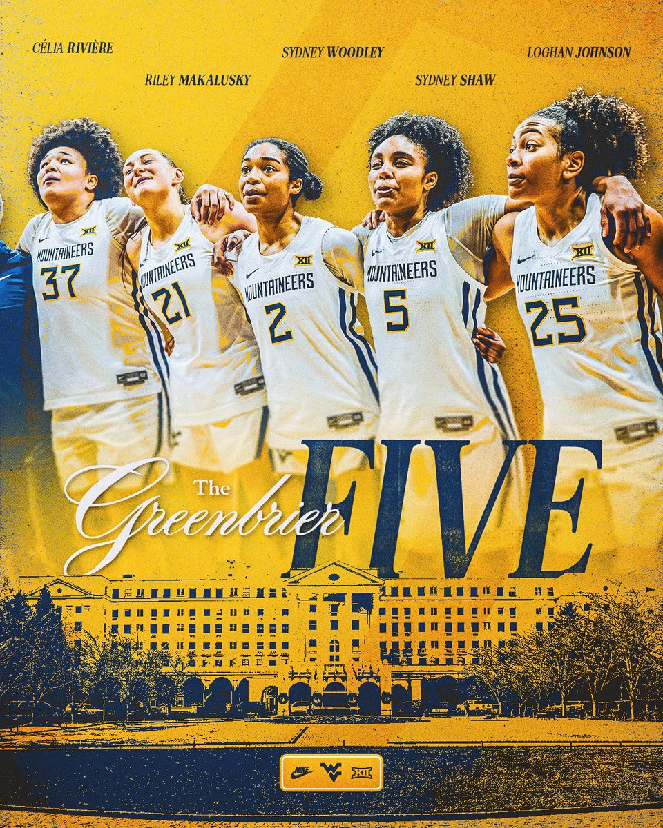 WVUWBB's tweet image. Legends were made.