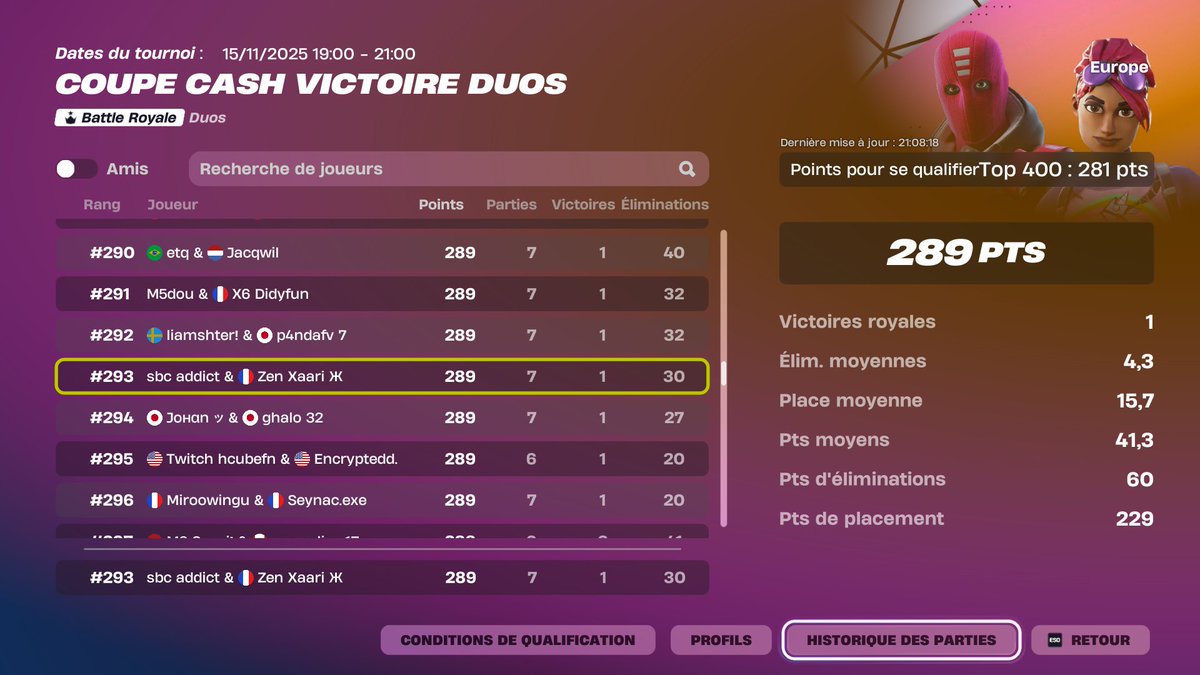 NT cheater avant dernière <a href="/XaariFNBR/">Comeback Xaari</a>