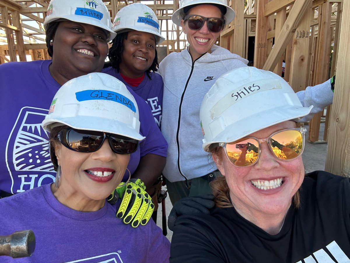 HopeFarmInc's tweet image. Amazing day partnering with Neighbors Helping Neighbors on an exciting Habitat for Humanity project with our moms, students, and staff!
