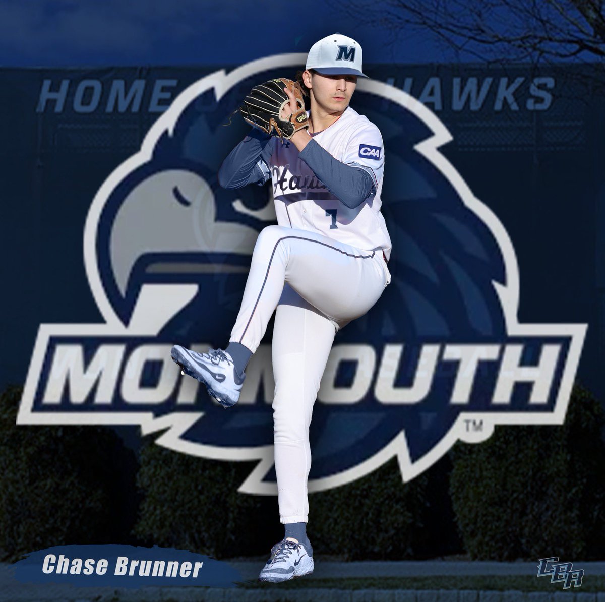 CrosBrosRecruit's tweet photo. 🚨Congratulations to 2026 RHP Chase Brunner on his commitment to Monmouth University!🚨#CBRFam #Committed @Chasebrunner34 @Brett_Marks23 @MUHawksBaseball https://t.co/8yAMU2VXJ2
