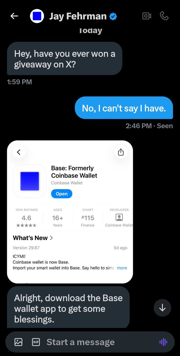 Hey community.

Anyone know this guy? Recent posts are suddenly about a crypto app, prior posts were normal promoting music stuff.

Got this message from him today and seems sketchy. Doesn't seem like the same person.

Anybody talk to him? I never talked to him before.