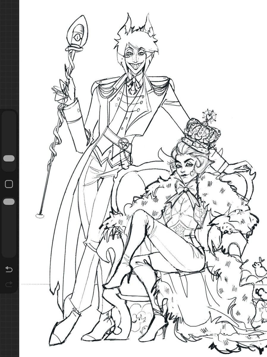 The King and his Executioner ❤️

#HazbinHotel #radioapple #Alastor #Lucifer  #hazbinhotelseason2 #HazbinHotelFanart