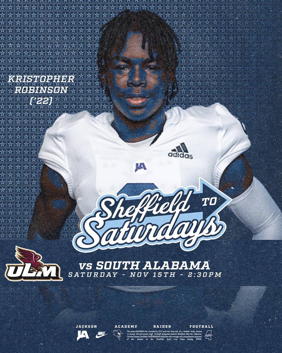 JARaiderFB's tweet photo. Good luck to these former Raiders who will be playing this week at the next level!!
(1 of 2)
#WeAreJA
#ForeverARaider
#SheffieldToSaturdays https://t.co/fI7uDROoTt