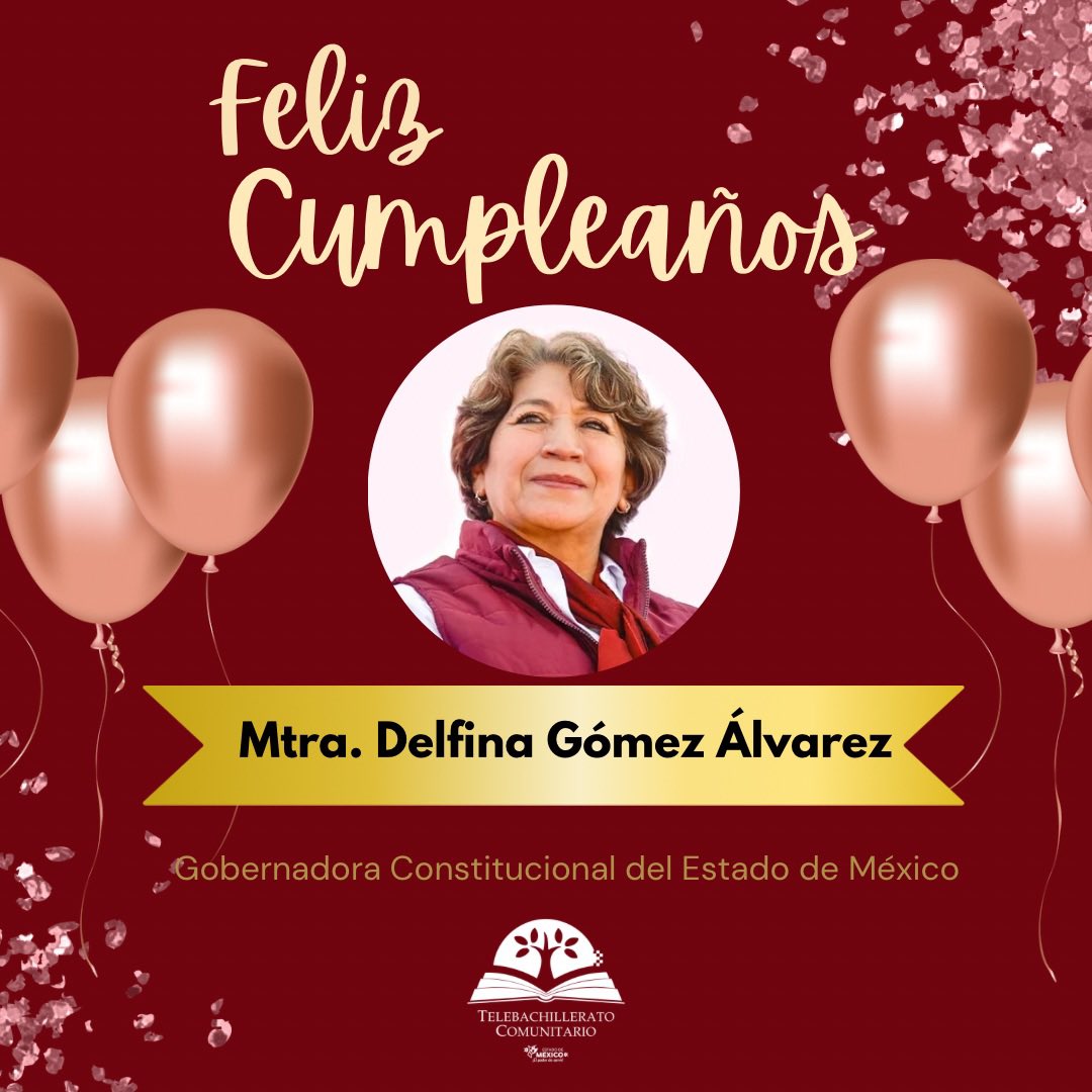 Feliz cumpleaños, Mtra. <a href="/delfinagomeza/">Delfina Gómez A.</a> 
Hoy celebramos la vida de una mujer cuyo liderazgo, sensibilidad y compromiso han marcado un rumbo de esperanza para nuestro Estado

Reconocemos su visión humanista y su convicción por transformar la educación

#OrgullosamenteTBC
