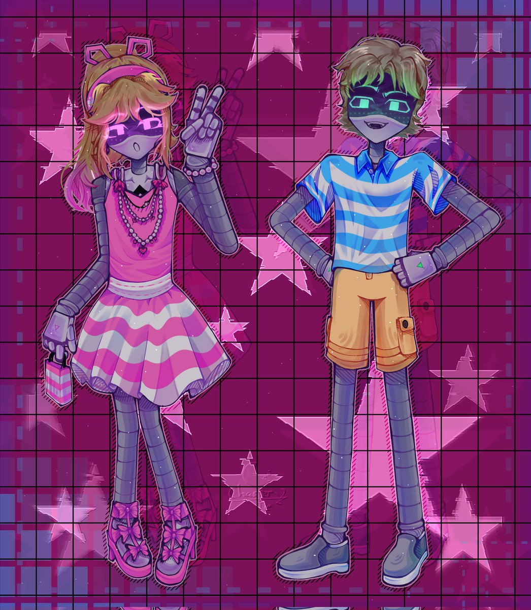 x2_tie's tweet photo. โTHEE with sum RADICAL outfits L(oUo๏พ)ใโ
#murderdrones #murderdronesfanart #murderdroneslizzy #mdlizzy #lizzy #murderdronesthad #mdthad #thad https://t.co/9txvnfKPog