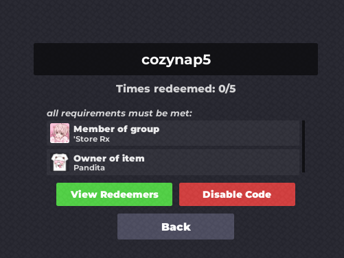 🌸꒰🐼 ÚLTIMAS 2 COPIAS DISPONIBLES 🐼꒱🌸

Mi pandita *paid* está a punto de agotarse ✨  
Si quieres conseguirlo, este es el momento perfecto 💕  
⏳ Solo quedan **2 copias**  
🔑 Código activo: cozyanp5  
💗 Requisitos: estar en el grupo + ser dueño del ítem