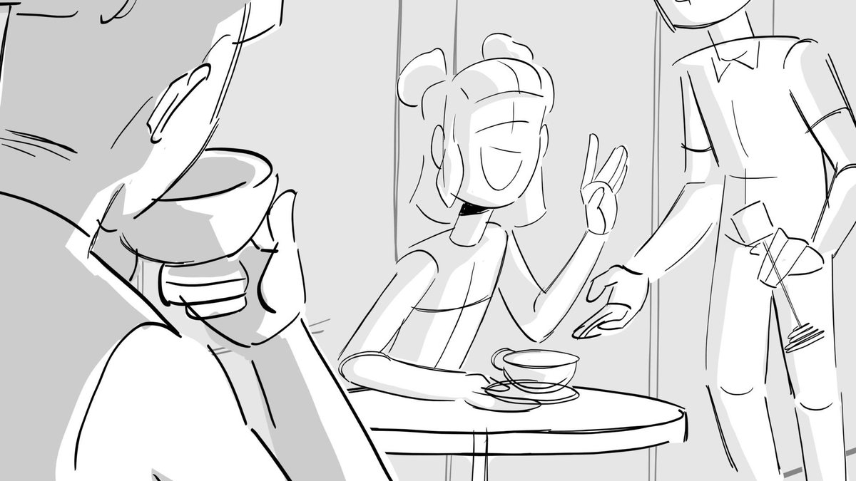 bloppart's tweet photo. Work in progress exercise I like enough to post as is ☕️ 

#date #legomonkeykid #storyboards #fanart https://t.co/UXAgZcANp1