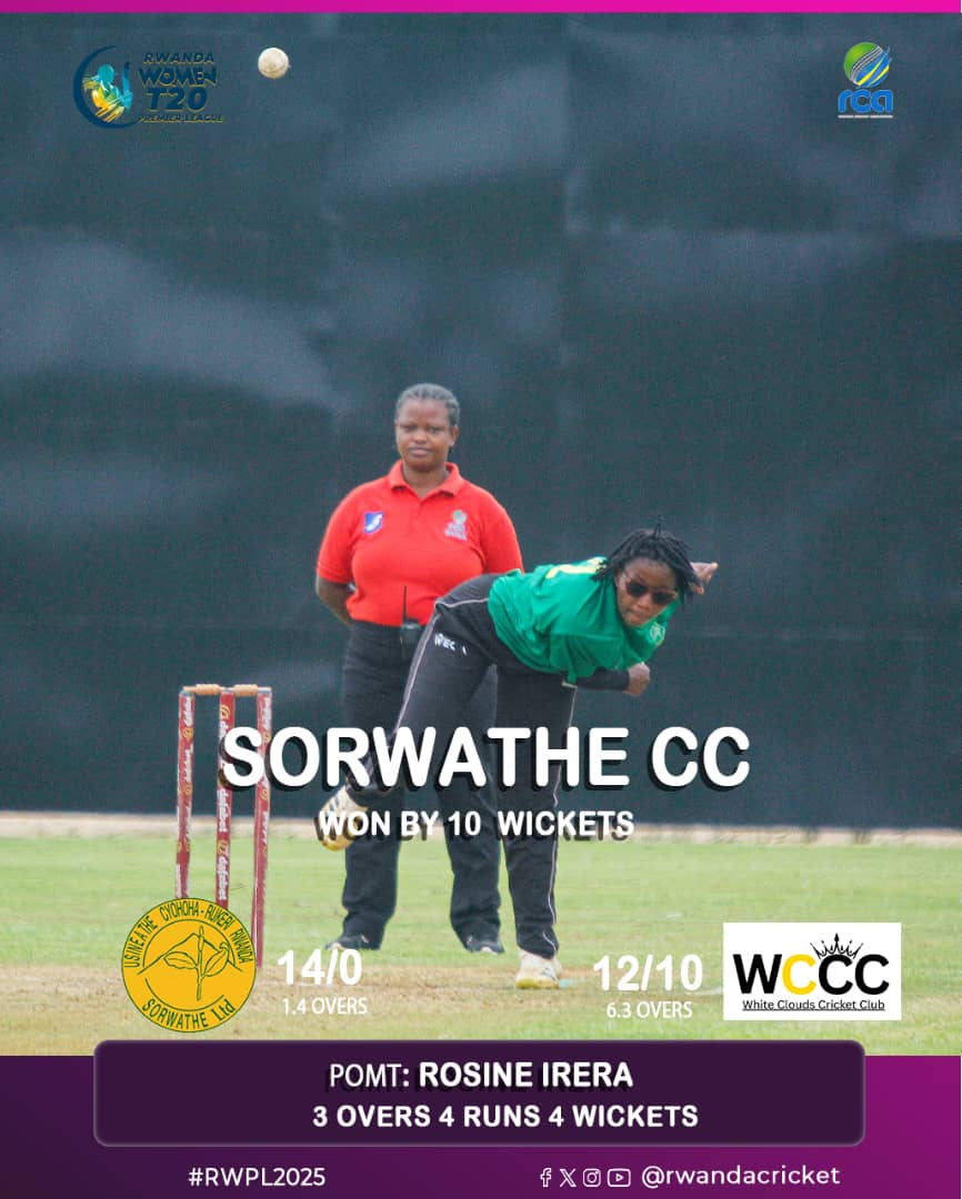 RwandaCricket's tweet image. Today&apos;s results on #RWPL
#Growingwitheverystep