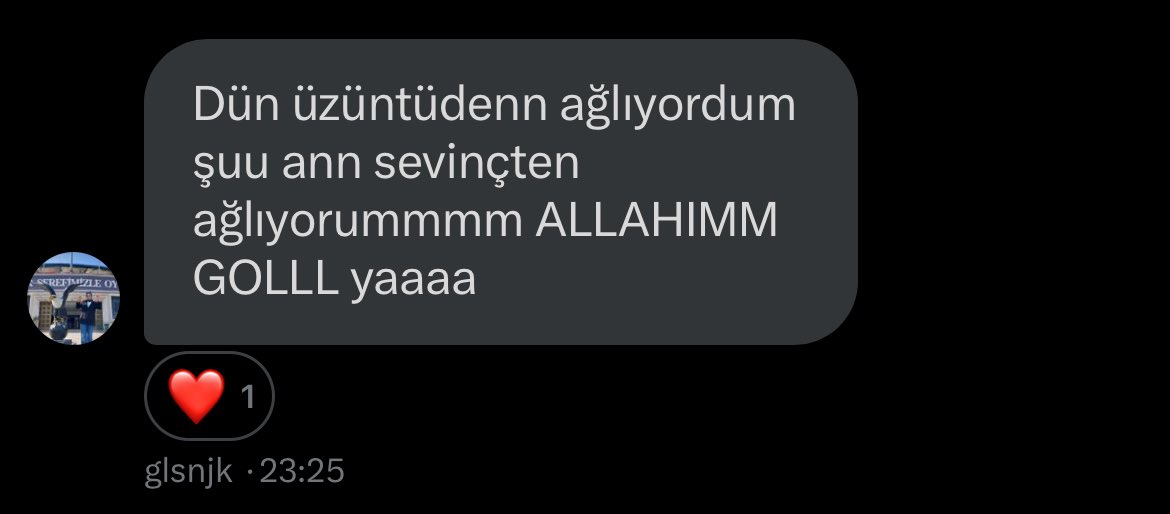 durum tam olarak bu su an