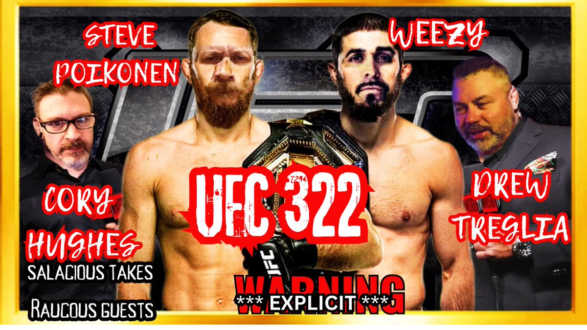 WhatTruthPod's tweet image. #UFC322 Fight commentary tonight! shut off Joe &quot; Wellness Company&quot; Rogan , and tune into us! Starting at 10 pm Eastern on My Rumble channel rumble.com/c/Weezy @SlowNewsDayShow @Treggsman @BloodyHistory63  will join me 🔥🔥🔥