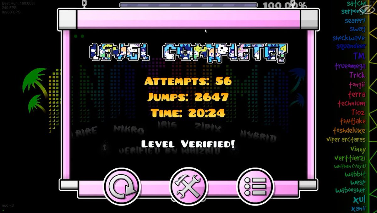 MizukiiGD's tweet image. ANATHEMA 100% ITS OVER