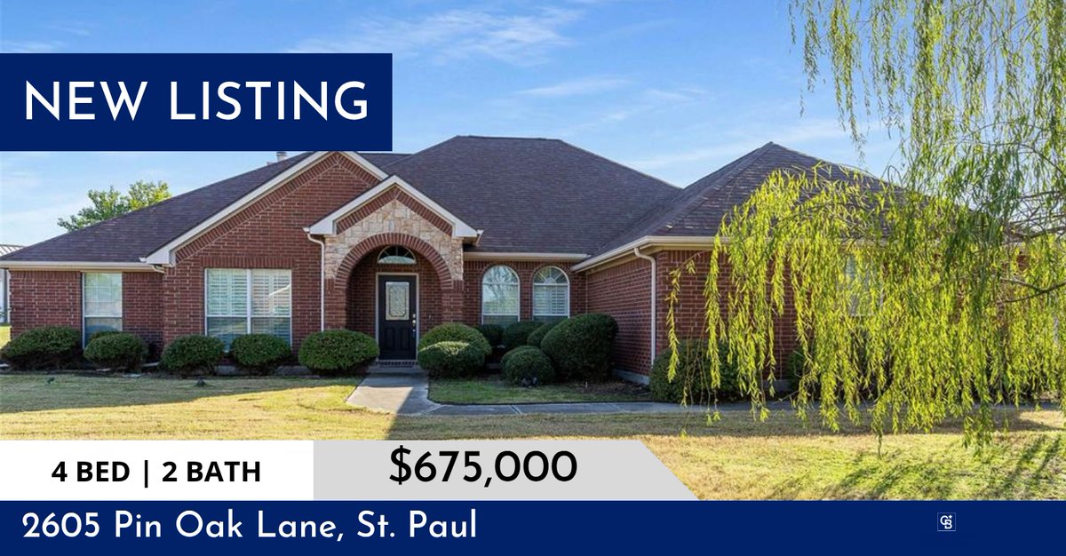 dhcb's tweet image. 📍 New Listing 📍 Take a look at this fantastic new property that just hit the market located at 2605 Pin Oak Lane in St. Paul. Reach out here or at (214) 535-7858 for more information!

Listed by Brandee Wilkins

Debbie Holla... dholland.cbapex.com/showcase/2605-…