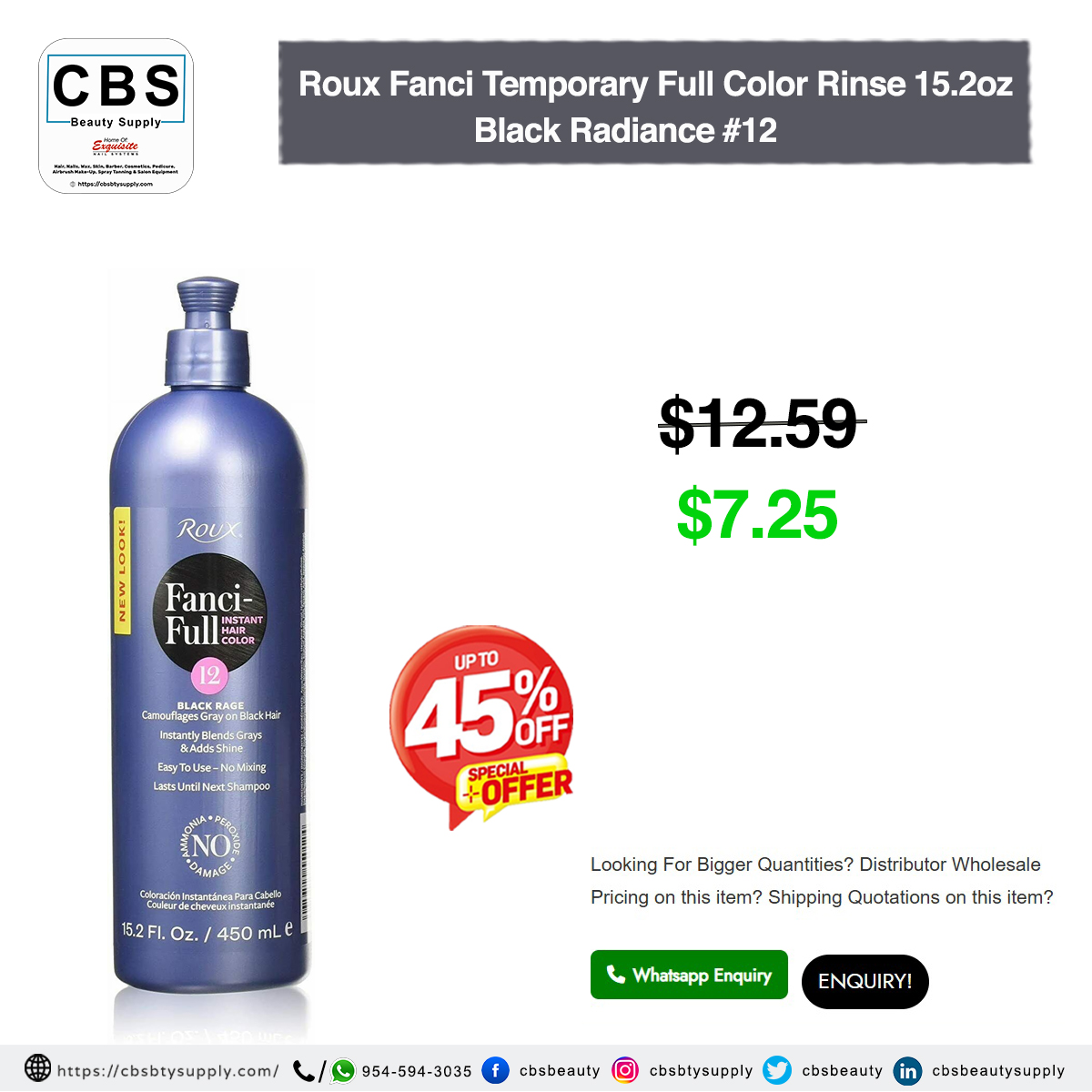 cbsbtysupply's tweet photo. #EVERYTHING on discount !!

https://t.co/Ou2sCWpRmB

up a great deal!!!

Get premium quality products at CBS Beauty Supply with good discounts

#cbsbeautysupply #beautyindustry #babylisspro #hairclippers #RouxFanciTemporaryFullColorRinseBlackRadiance https://t.co/ILNL9wpp8b