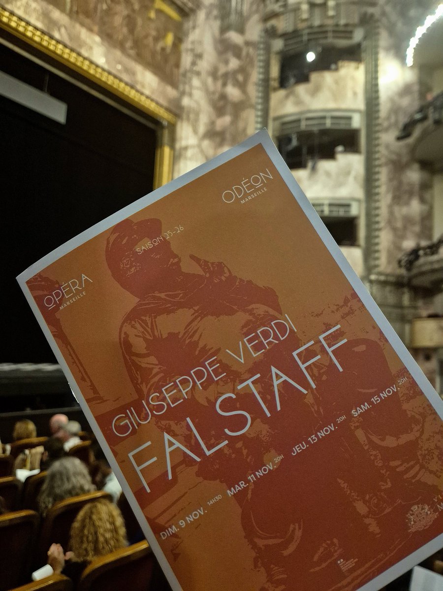 "Tutto nel mondo e burla..."

Man muss halt nehmen, was läuft...und es hätte uns wesentlich schlimmer treffen können 😉 #Verdi #Falstaff #OpéraMarseille