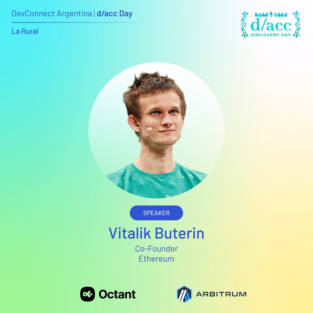 What the d/acc?! 🚀 Kicking off d/acc day with @VitalikButerin exploring  