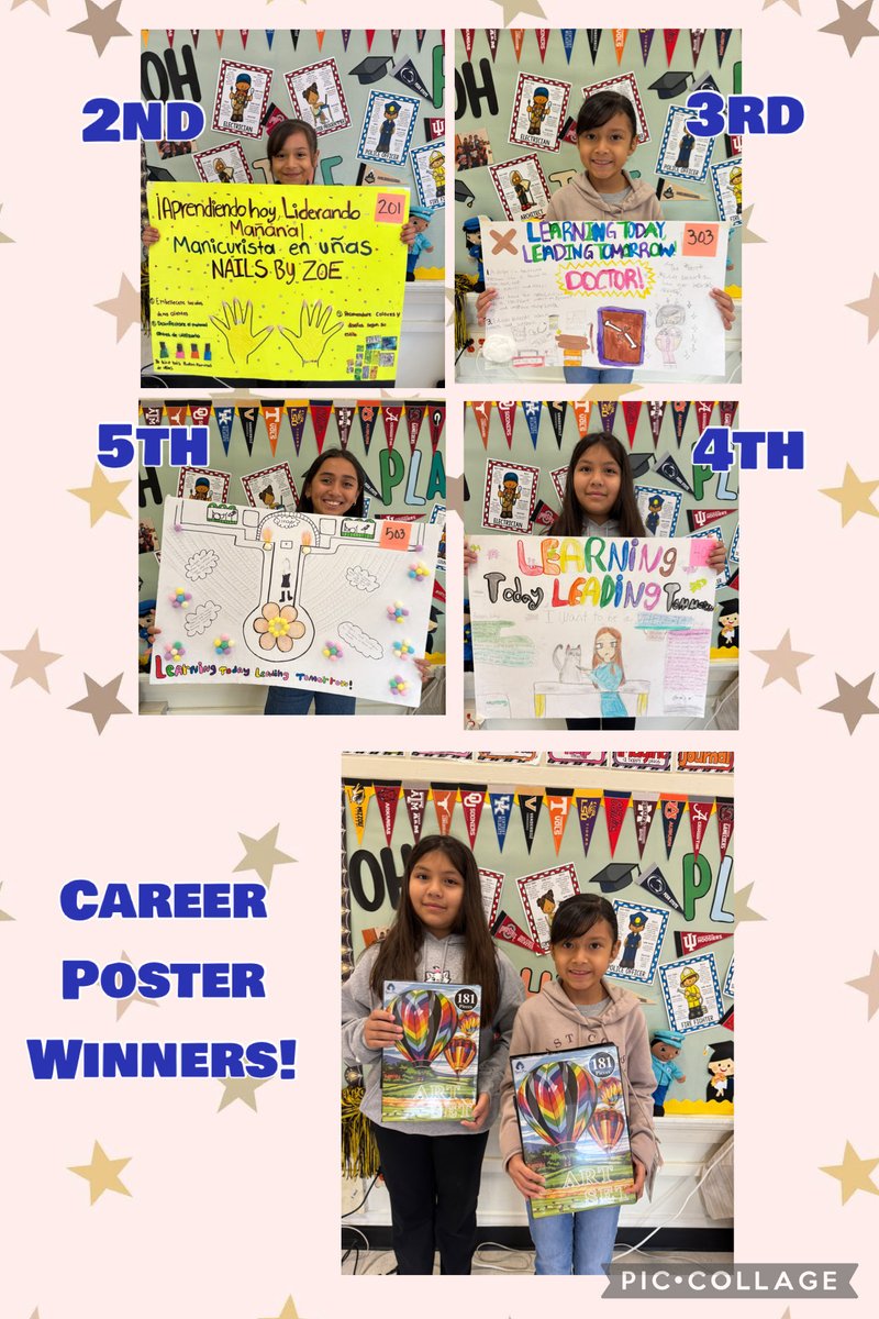 Huge congratulations to our Career Poster winners! Your exceptional work has earned you a well-deserved deluxe art kit, Panther tote bag,and gift card! Learning Today, Leading Tomorrow! <a href="/DISDCI/">Dallas ISD Career Institutes</a> <a href="/CowartDISD/">Cowart Elementary</a> <a href="/CounselingDISD/">Dallas ISD Counseling Services</a>