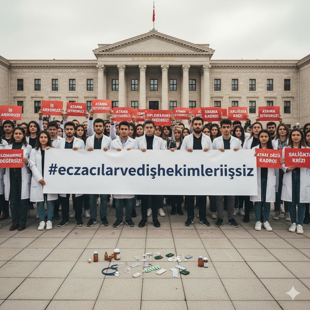 Yarın saat 16.00'da 
Birlikten kuvvet doğar anlayışıyla birbirimize sahip çıkıyor,
#eczacılarvedişhekimleriişsiz
Tagi altında buluşuyoruz.
#dus2026
#meslekiçinelele