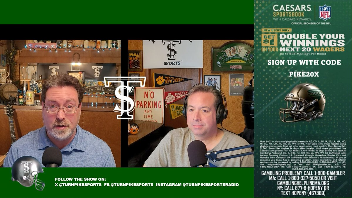 Turnpike Sports® #ProFootball Show - <a href="/NFL/">NFL</a> Week 11 - hosts <a href="/NJDavey/">NJDavey</a> &amp; <a href="/NJDougW/">NJDougW</a> discuss “Wha’ Happened” in #Week10 and our #Week11 picks.

<a href="/YouTube/">YouTube</a> - youtu.be/3ROpqwZdYJU?si…

Turnpike #Blog -  turnpikesports.wordpress.com/2025/11/14/tur…

#NFLFootball #football #NFL #FootballNews #NFLRegularSeason