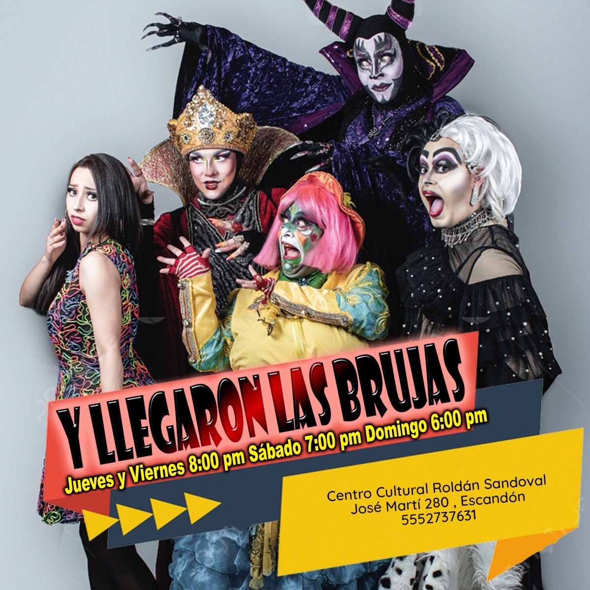 Tenemos pases dobles para que se vayan HOY a ver "Y llegaron las brujas” 9pm en el Centro Cultural Roldan Sandoval 🎭

Únicamente:

🌟Nombre completo 
🌟Like y RT 

Y listo 🎭🎁🎉