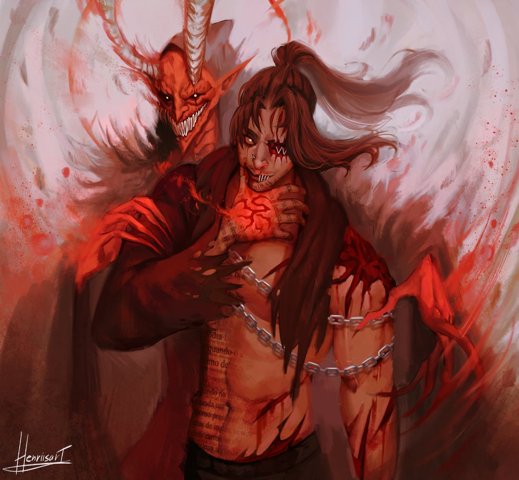 "Tudo começa pelo sangue, mas pra você, tudo sempre foi sangue🩸" 
#OrdemParanormal #Hexatombe