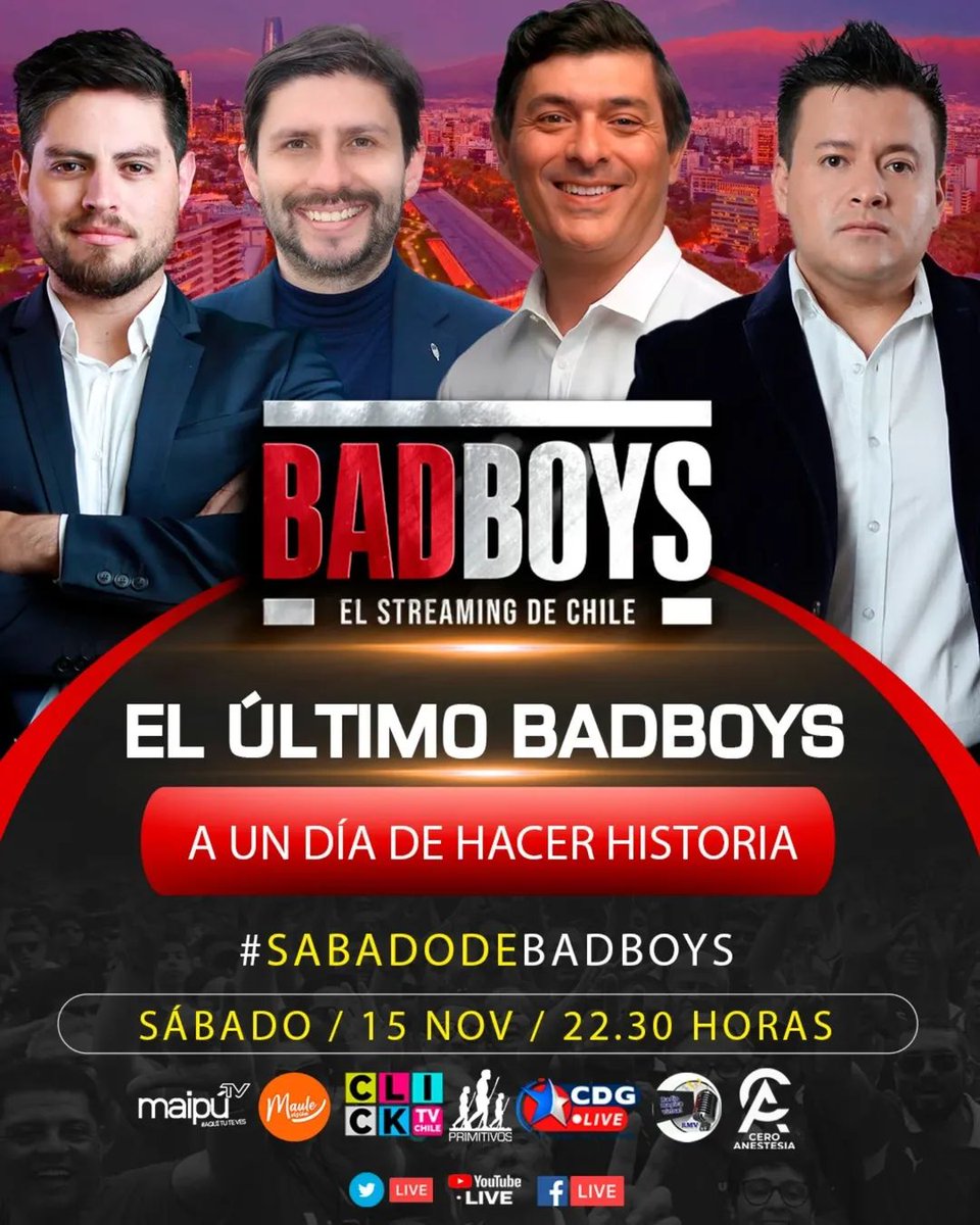 ParisiPDG's tweet photo. Hoy último Badboys https://t.co/hlrrblhcIg