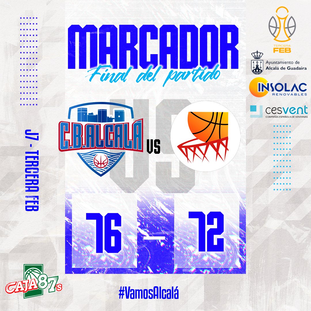 CBAlcalaG's tweet image. 4⃣ ¡𝐅𝐈𝐍𝐀𝐋 𝐃𝐄𝐋 𝐏𝐀𝐑𝐓𝐈𝐃𝐎!

SI SI SI SI SI SIIIIIIIIIII. NUEVA VICTORIA Y YA SON CUATRO CONSECUTIVAS.

Un espectacular último periodo deja el triunfo en casa. ¡Demostrando #LaFuerzaDelViagas!

#VamosAlcalá 💙 #InsolacRenovables @aytoguadaira @ventanascesvent