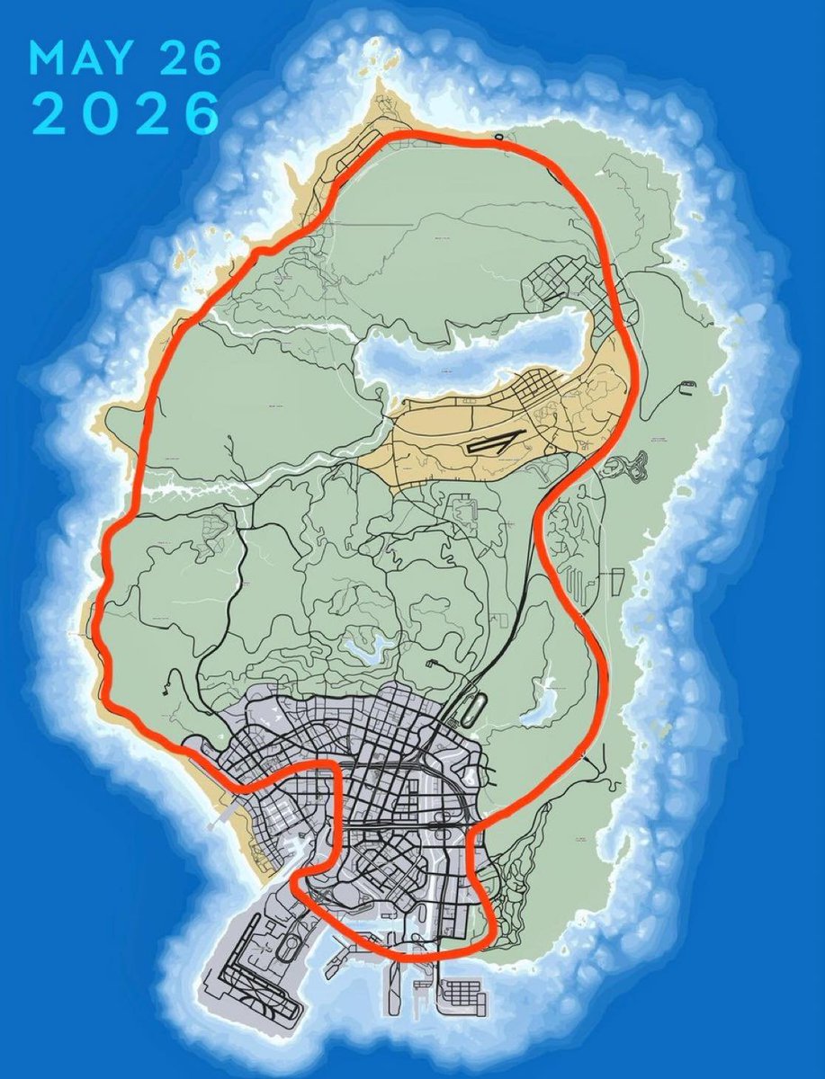 GTA6XMedia's tweet image. POV: It&apos;s November 18th 2026, the night before GTA 6. One last drive after 13 years 😢