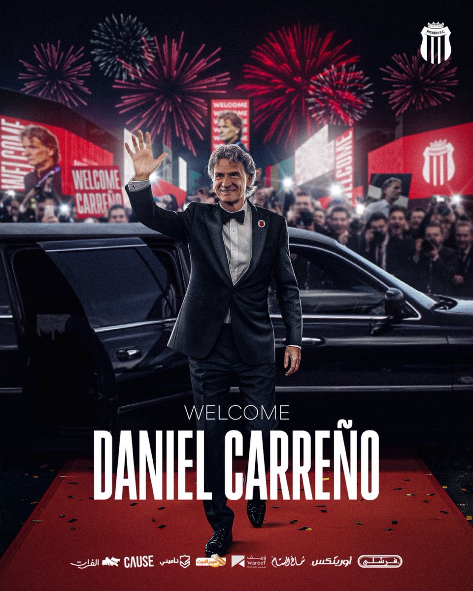 📌 OFICIAL | Daniel Carreño a Arabia Saudita. 

➡️ Fue presentado en Al-Riyadh