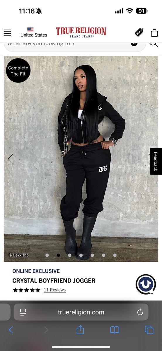 From not being able to afford True Religion growing up to working with them, and being posted on their website. Full circle moment! God is good.