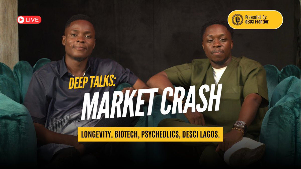 HectorChris4's tweet image. I started the first DeSci podcast in Africa, the goal is to make raise awareness to the importance of Africa in DeSci.

We have the Raw materials for psychedelic research, we have the researchers and we have some good labs. youtu.be/b7GqSh1_7B8?si…

All that will be shown here.