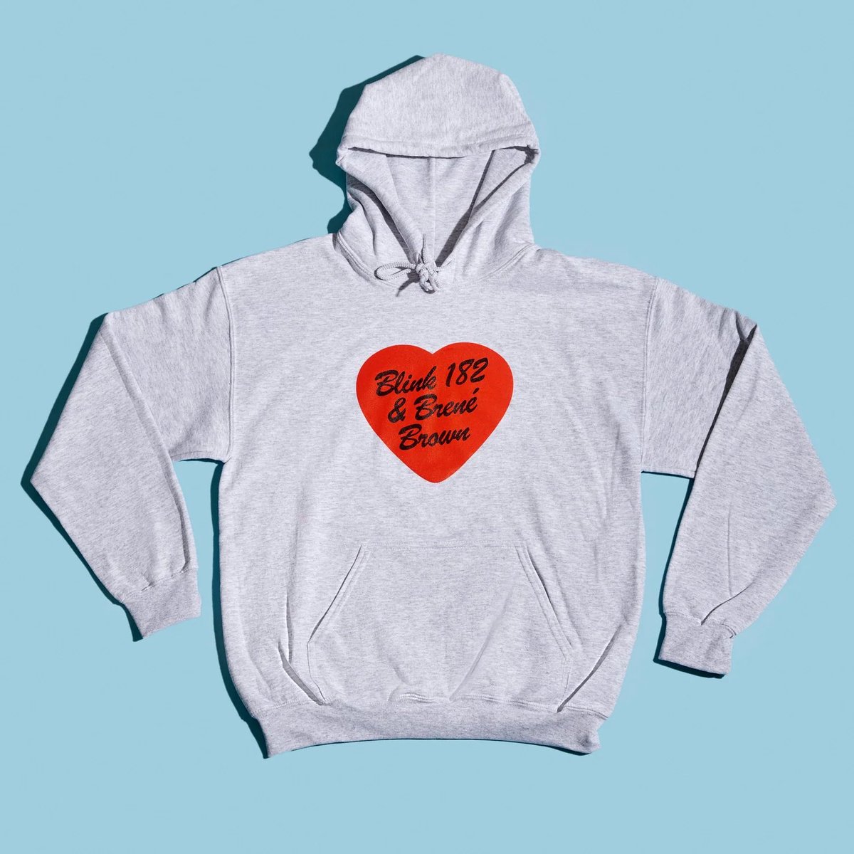 Losing it at / Deeply considering the "Blink 182 &amp; Brené Brown" hoodie hahah