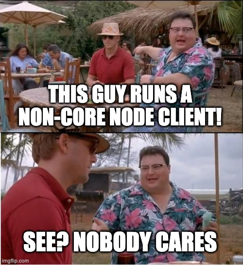 mempulse_xyz's tweet image. Data &amp;gt; drama  
Node diversity &amp;gt; tribalism  

Don’t get caught in the drama - run a node that benefits the ecosystem!  

Follow for weekly Mempulse intel.  
RT if you run your own node ⚡  
#RunYourNode #BitcoinDev