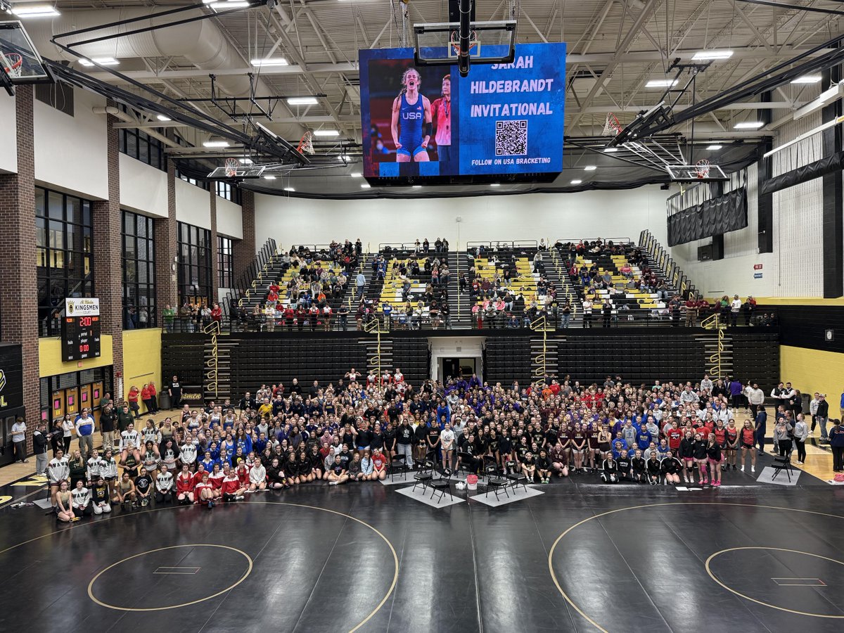 Penn Athletics has been at the forefront of growing the sport of Girls Wrestling.

Today, Penn hosted the Sarah Hildebrandt Invite, named for the Olympic Gold Medal winner who wrestled for Penn.

More than 500 wrestlers competed in Indiana’s largest Girls Wrestling meets.
