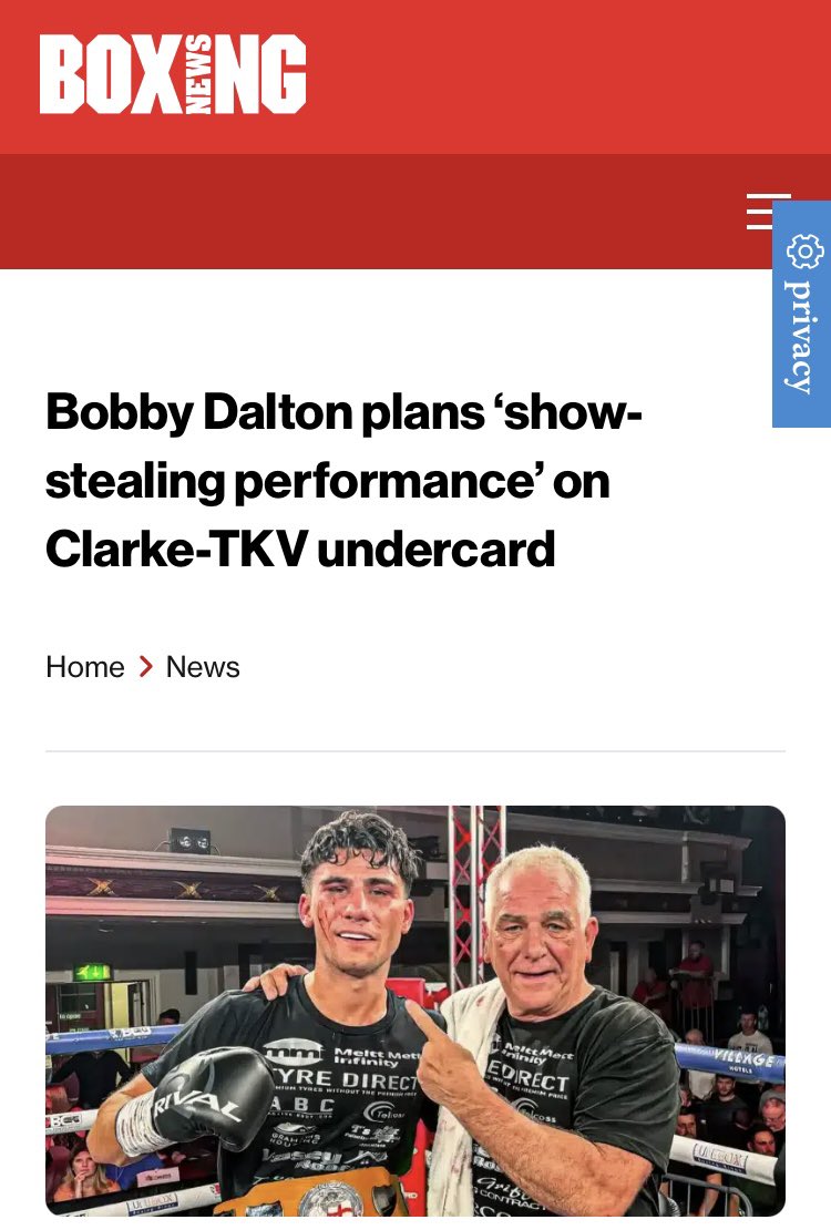 Plan is show stealing performance.
My interview for <a href="/BoxingNewsED/">Boxing News</a> with <a href="/TomEaton73/">Tom Eaton 🥊</a> 
Check it out.
boxingnewsonline.net/news/bobby-dal…