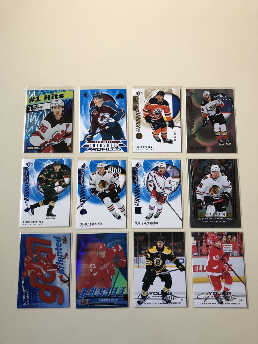 🔥🔥STACK SALE 🔥🔥

$3 each, discount on multiple purchases (see pinned tweet)

Maximum 12 cards per stack 

Shipping $5 within 🇨🇦/$10 to 🇺🇸

Reposts always appreciated thank you 

#TBBCrew #TBBReposts #NHL ⁦<a href="/trading_dawg/">G-Dawg Trading</a>⁩ ⁦<a href="/HobbyUnlimited/">Hobby Man</a>⁩ #Devils #Avalanche #Oilers