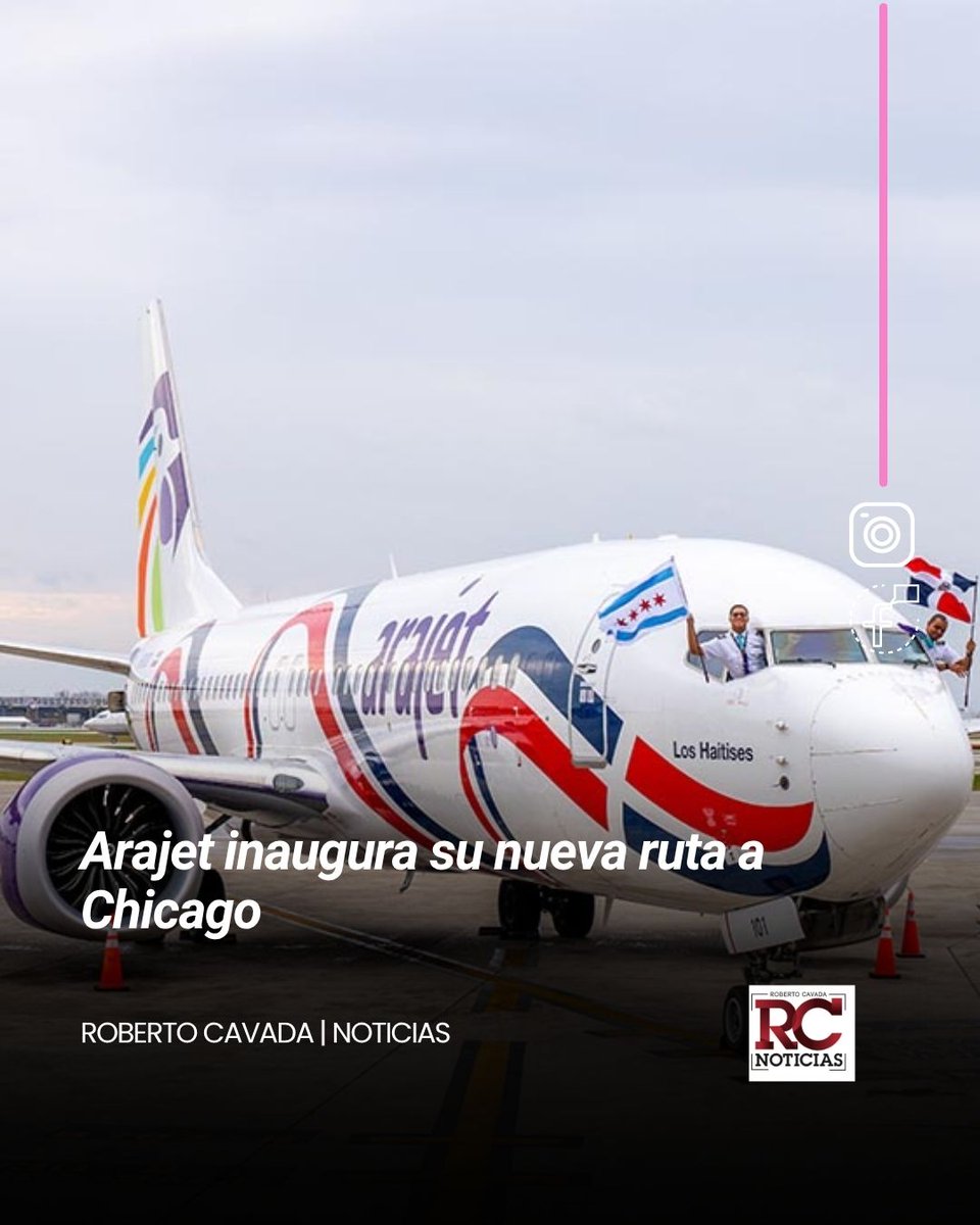 Arajet inaugura su nueva ruta a Chicago
robertocavada.com/nacionales/202…