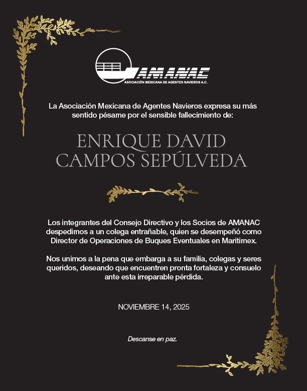 En AMANAC lamentamos profundamente el fallecimiento de Enrique David Campos Sepúlveda. Su calidad humana y profesionalismo dejan una huella en nuestra comunidad. Nos unimos al duelo de su familia y seres queridos. Descanse en paz. #QEPD ✝️