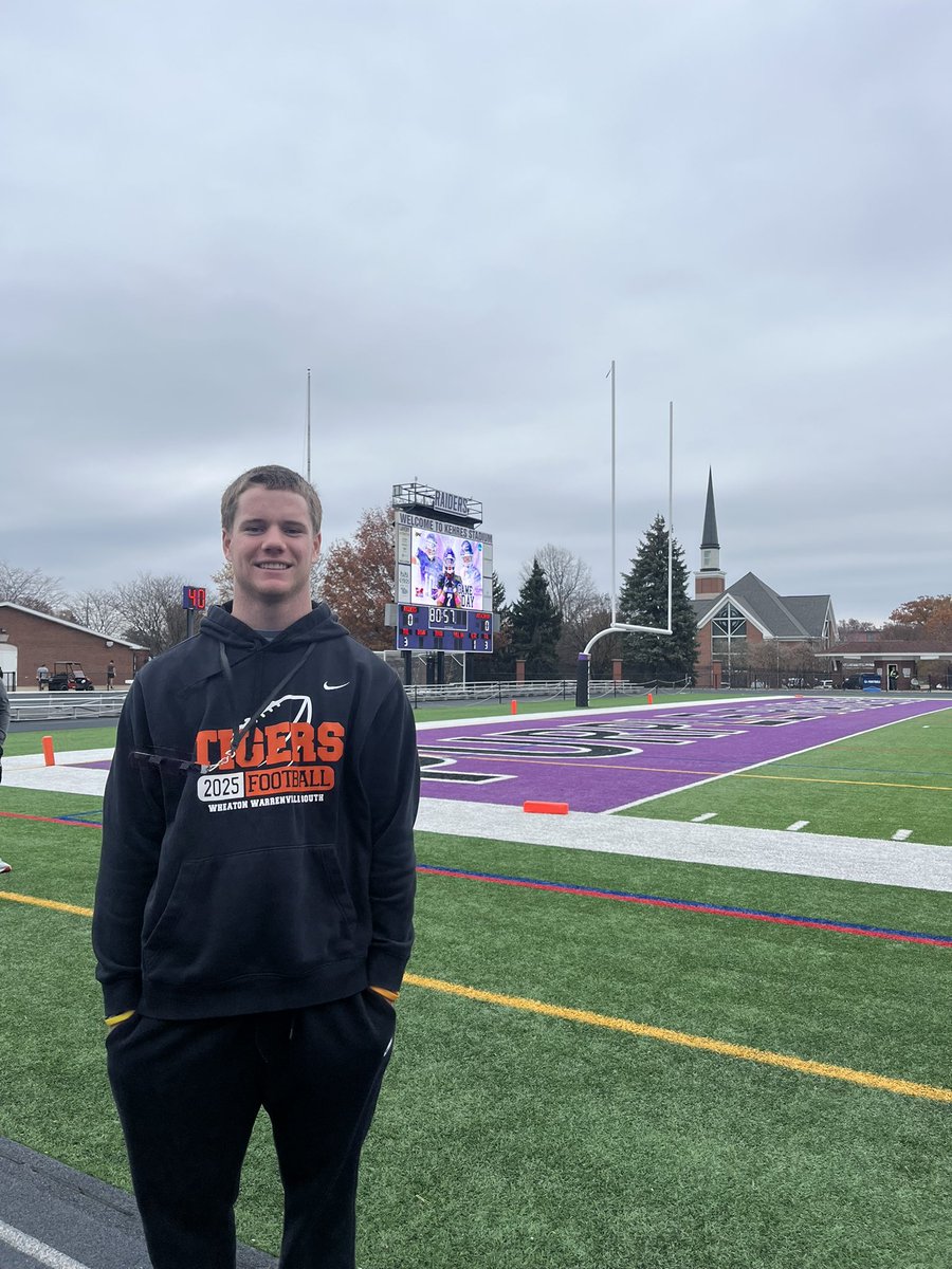 Had a great gameday visit at the University of Mount Union! Thank you <a href="/Coach_allendl/">Dan Allen</a> for having me out! <a href="/WWSFB/">Wheaton-Warrenville South Football</a> <a href="/sean_norris_/">Sean Norris</a> <a href="/EDGYTIM/">Timothy “EDGYTIM” OHalloran</a> <a href="/PrepRedzoneIL/">Prep Redzone Illinois</a> <a href="/DeepDishFB/">DEEP DISH FOOTBALL</a>