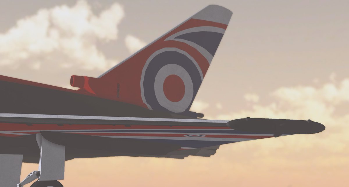 CDacted's tweet image. Blackjack Typhoon. Probably one of the nicer Eurofighter Liveries I could find, shame it was retired. Surprisingly easy livery with the only problem being the canards.

#Roblox #RobloxDev #Robloxbuilds