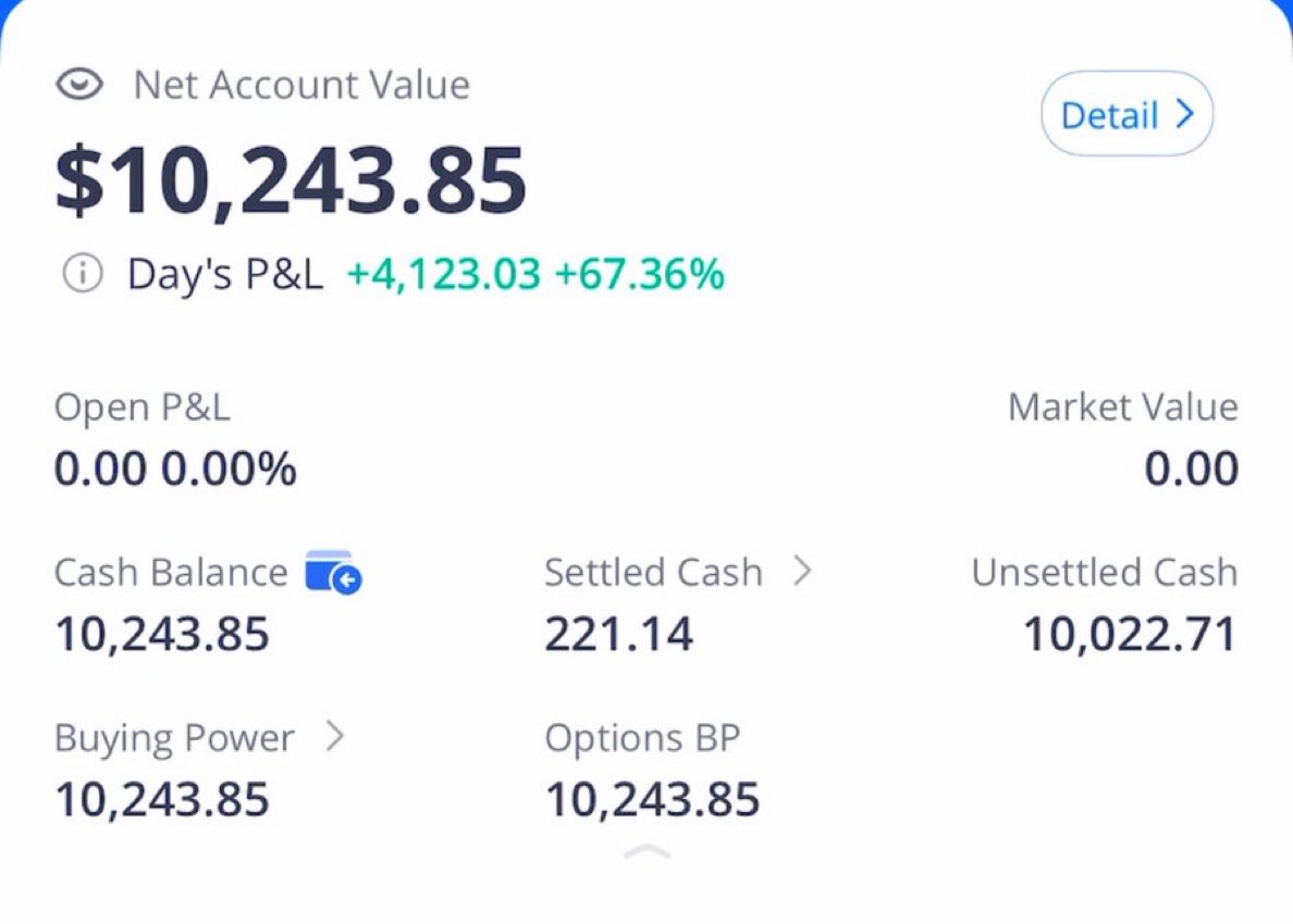 $300 -> $8k -> $6k -> $10k

New job on the way, ex-wife let me see the kids again this weekend. 

Life is looking better. That $1.2m i lost continues to be a stark reminder of where I don’t want to be. Threw away the rest of my pain killers as well.

I won’t give up.