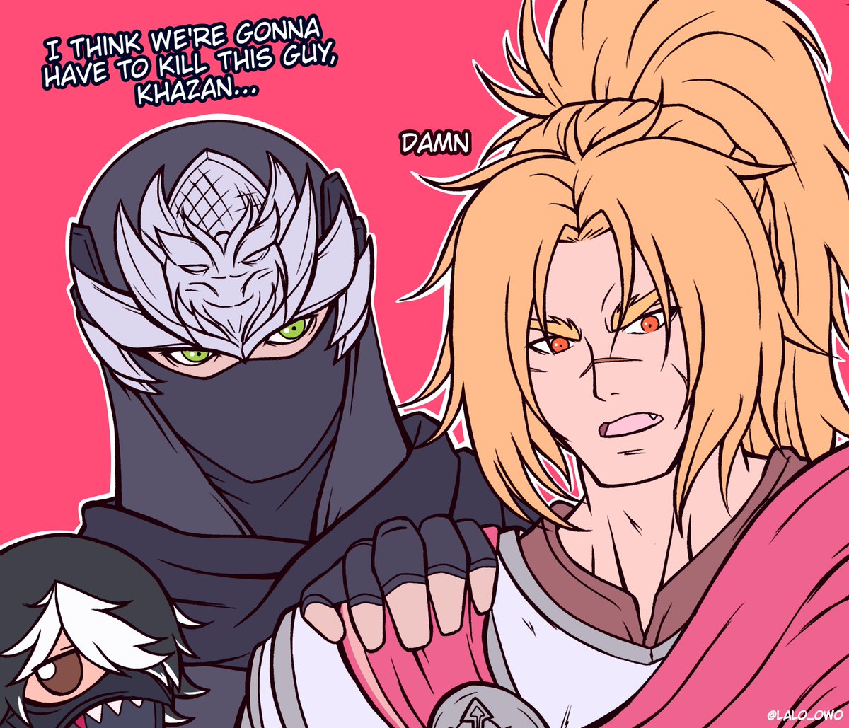 Khazan and ryu crossover because why not, yakumo fumo
#ninjagaiden #ng4 
#TheFirstBerserkerKhazan #khazan