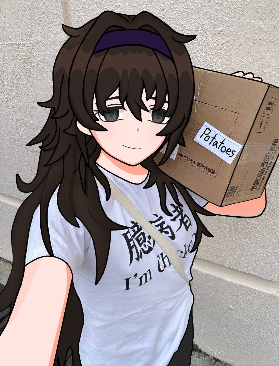 hehe I’m finally done with my first ever digital art!!