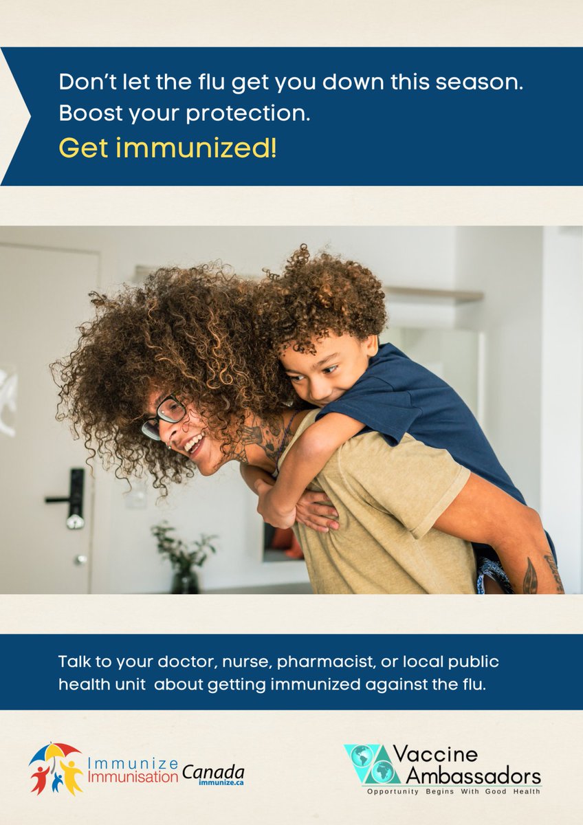 ImmunizedotCa's tweet image. Don’t let the flu get you down this season. Boost your protection. #GetImmunized | immunize.ca/sites/default/… #influenza #flu #VaccinesWork #VaccinesSaveLives #FluSeason