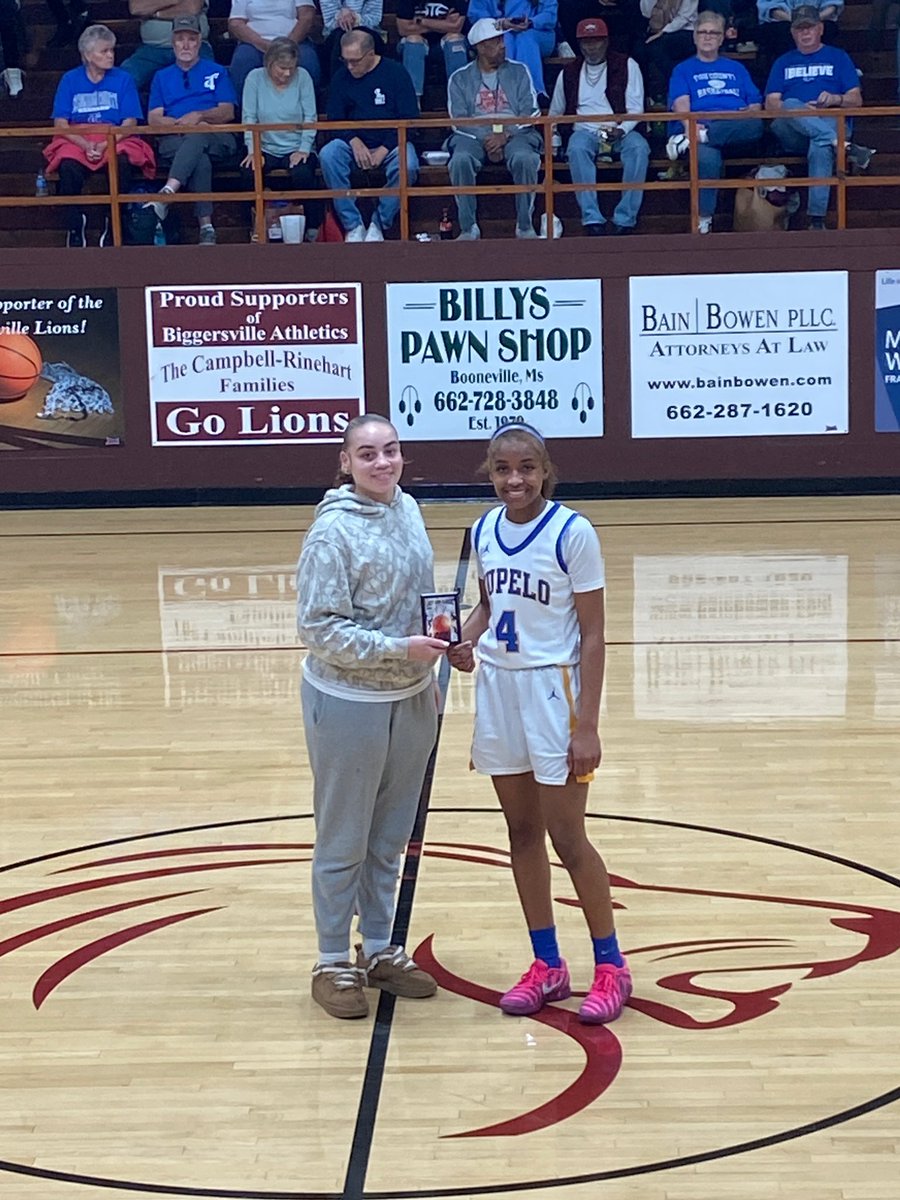 BiggersvilleBKB's tweet image. Final from Game 4 of the Biggersville Lady Lion Classic 

Tupelo 64
Olive Branch 53 

@tupGBB 
@coachrombaugh 

facebook.com/share/1CyABM5Z…

Player of the Game 
#4 Olivia Smith