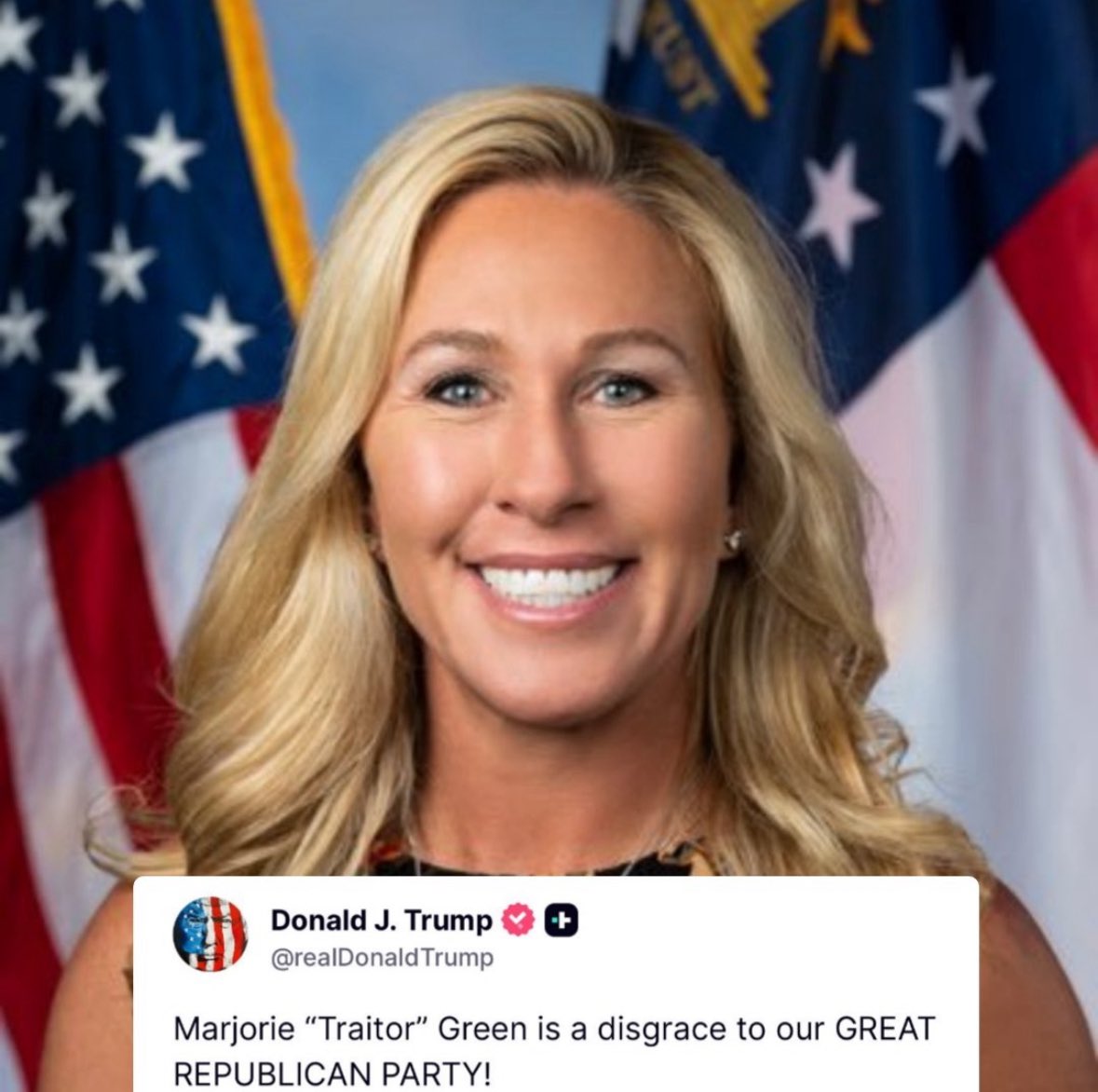 Can you Name ONE thing Marjorie Traitor Greene is good at ??