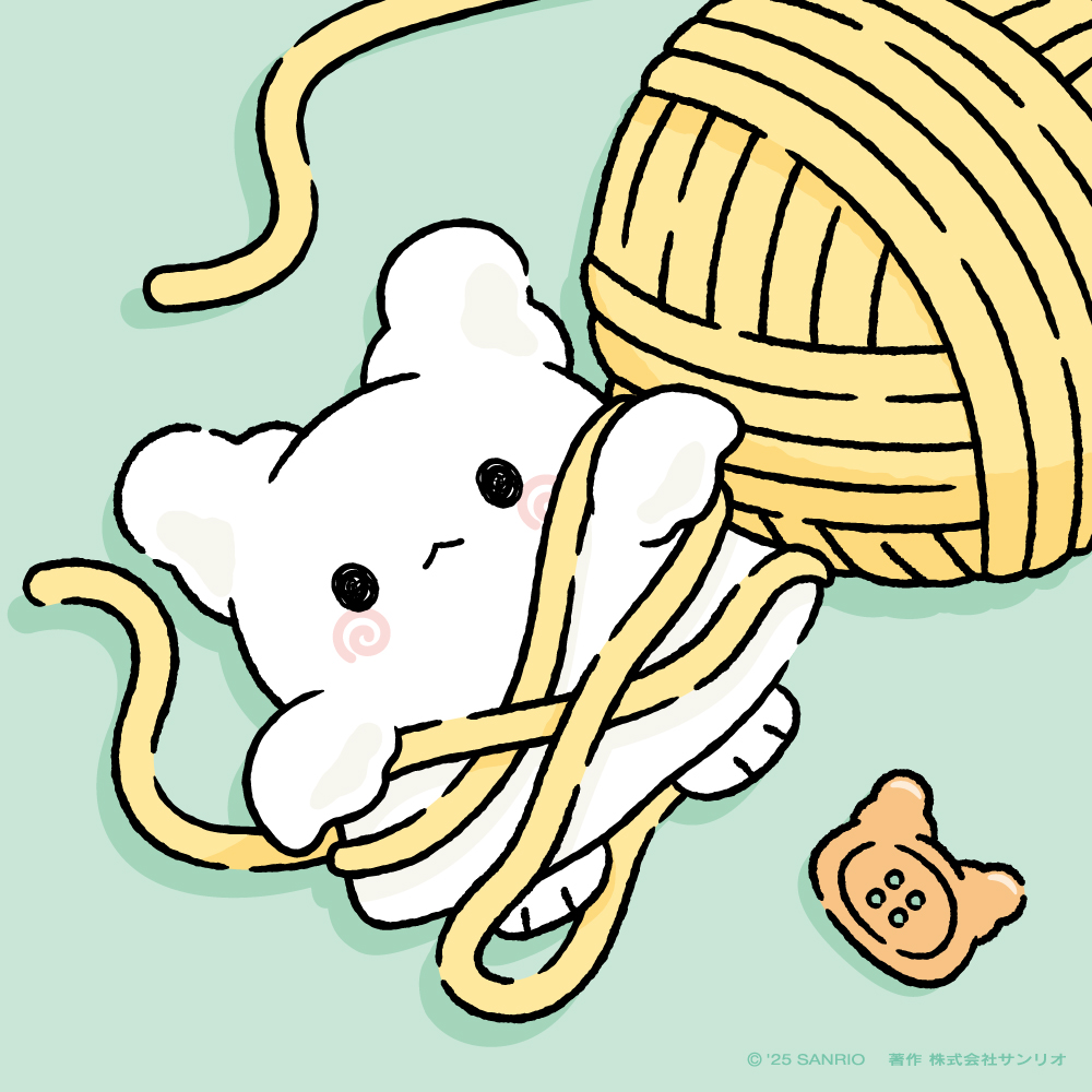 marumaru_sanrio's tweet image. からまっちゃったの・・・