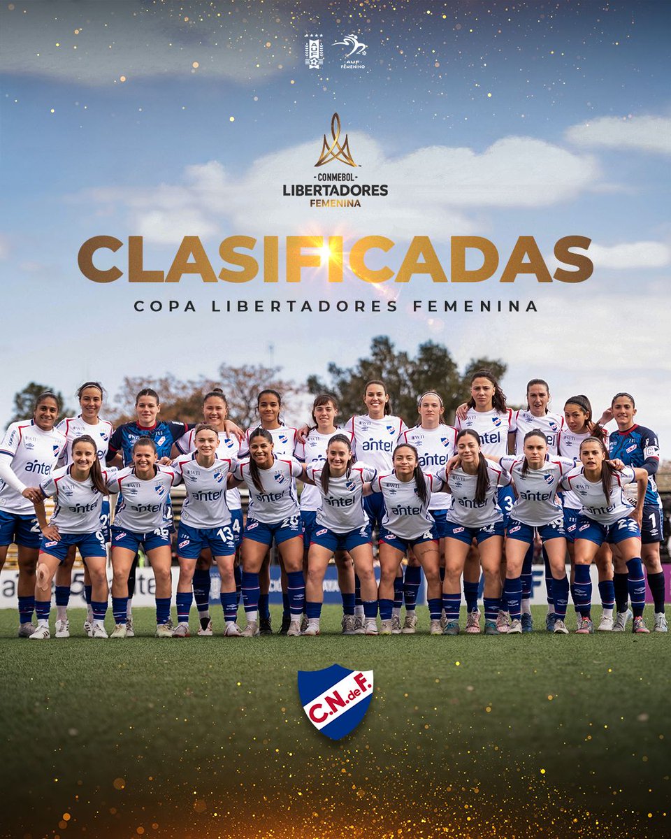 ☑️ 𝐂𝐥𝐚𝐬𝐢𝐟𝐢𝐜𝐚𝐝𝐚𝐬

<a href="/CNdeFfemenino/">Nacional Femenino</a> jugará la <a href="/LibertadoresFEM/">CONMEBOL Libertadores Femenina</a> 2026.

#EllasJuegan